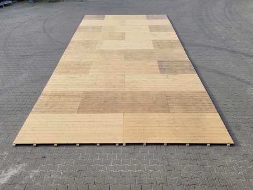5 x 10 houten vloer