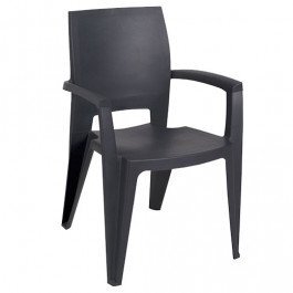 Stapelstoel zwart basic